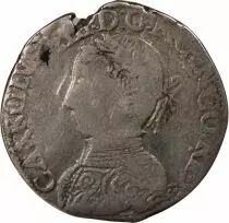 France CHARLES IX - Teston, 2nd type - 1565 B ROUEN