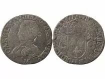 France CHARLES IX - Teston, 2nd type - 1566 M TOULOUSE