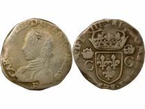 France Charles IX - Teston Argent - 1563 F Angers