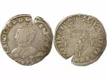 France Charles IX - Teston Argent, 4e Type - 1565 L Bayonne