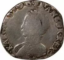 France Charles IX - Teston Argent 1562 L Bayonne
