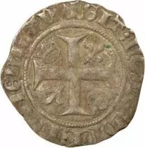 France Charles VI - Blanc, Guénar, 4th Issue - 1411 / 1417 Tournai