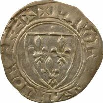France Charles VI - Blanc Guenar, 2nd Issue - 1389 / 1411 M&acirc;con
