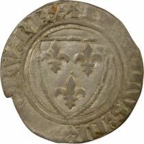 France Charles VI - Blanc Guenar, 2nd Issue - 1389 / 1411 Villeneuve-Saint-Andr&eacute;-l&egrave;s-Avignon