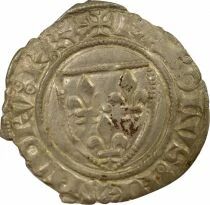 France Charles VI - Blanc Gu&eacute;nar, 4e Emission - 1411 / 1417 Saint Quentin