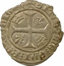 France Charles VI - Blanc Guenar, 4th Issue - 1411 / 1417 Saint Quentin
