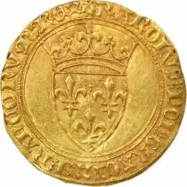 France Charles VI - Gold Ecu with Crown, 1st Issue - 1385 / 1388 Montpellier