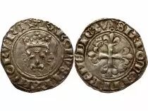 France Charles VI Le Fou - Gros Dit \  Florette \  Paris 1380 / 1422