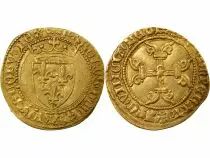 France Charles VII - 1/2 Gold Ecu, 6th Issue - 1450 / 1455 Paris