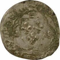 France Charles VII - Blanc &agrave; la Couronne - 1436 / 1447 Angers