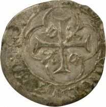 France Charles VII - Blanc &agrave; la Couronne - 1436 / 1447 Angers