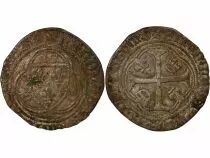 France Charles VII - Blanc A La Couronne - 1456 / 1461, Bordeaux