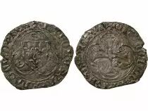 France Charles VII - Blanc A La Couronne 1455 / 1461 Tournai