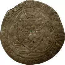 France Charles VII - Blanc à la Couronne 3e Emission - 1447 / 1455 Troyes