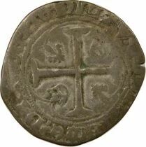 France Charles VII - Blanc with Crown - 1447 Lyon