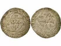 France Charles VII - Blanc with Crown - 1456 / 1461 Angers