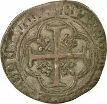 France Charles VII - Blanc with Crown - 1456 / 1461 Bordeaux