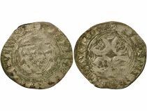 France Charles VII - Blanc with Crown - 1456 / 1461 Limoges