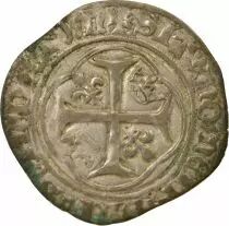 France Charles VII - Blanc with Crown - 1456 / 1461 Rouen