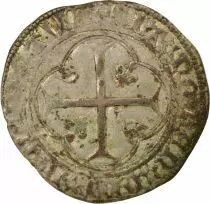 France Charles VII - Blanc with Crown - 1456 / 1461 Troyes