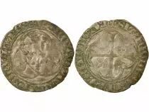 France Charles VII - Blanc with Crown, 4th Issue - 1456 / 1461 Tournai