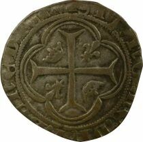 France Charles VII - Blanc with Crown, Ist Issue - 1436 / 1447 Mont&eacute;limar
