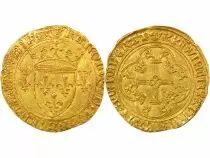 France Charles VII - Ecu d\'Or, à la Couronne - 1450 / 1461 Paris