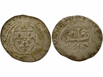 France Charles VII / Louis XII - Blanc � la Couronne - 1456 / 1507