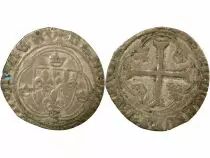 France Charles VIII - Blanc with Crown - 1488 / 1498 Angers