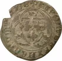 France Charles VIII - Blanc with Crown - 1488 / 1498 B Bourges