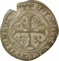 France Charles VIII - Blanc with Crown - 1488 / 1498 B Bourges