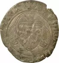 France Charles VIII - Blanc with Crown - 1488 / 1498 La Rochelle
