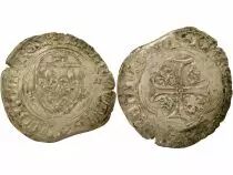 France Charles VIII - Blanc with Crown - 1488 / 1498 Saint Pourçain