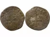 France CHARLES VIII - DOUZAIN OF THE DAUPHINE, INVERTED SHIELD, GRENOBLE