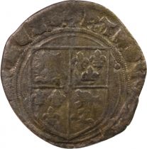 France CHARLES VIII - DOUZAIN OF THE DAUPHINE, INVERTED SHIELD, GRENOBLE