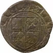 France CHARLES VIII - DOUZAIN OF THE DAUPHINE, INVERTED SHIELD, GRENOBLE