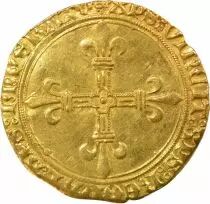 France Charles VIII - Ecu d\'Or au Soleil - 1494 / 1498 Saint Lô