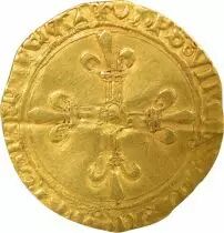 France Charles VIII - Gold Ecu with Sun, 2nd Issue - 1494 / 1498 La Rochelle
