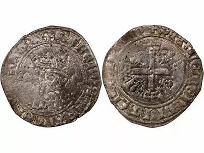 France Charles VIII - Karolus 1488 / 1498 A Angers