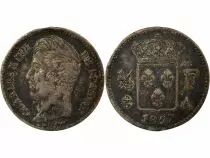 France Charles X - 1/4 Franc Argent - 1827 A Paris