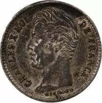 France Charles X - 1/4 Franc Argent 1828  W Lille