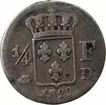 France Charles X - 1/4 Franc Argent 1829 D Lyon