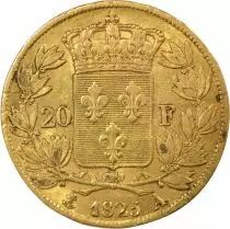 France Charles X - 20 Gold Francs - 1825 A Paris - PCGS AU53