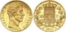 France Charles X - 20 Gold Francs - 1825 A Paris