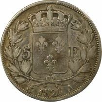 France Charles X - 5 Francs Argent, 1e Type - 1826 A Paris