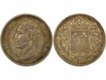 France Charles X - 5 Francs Argent, 2e Type - 1829 B Rouen