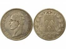 France Charles X - 5 Francs Argent, 2e Type - 1829 W Lille