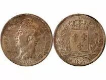 France Charles X - 5 Francs Argent 1827 K Bordeaux