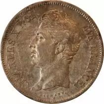 France Charles X - 5 Francs Argent 1827 K Bordeaux