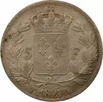 France Charles X - 5 Silver Francs, 2nd Type - 1827 W Lille